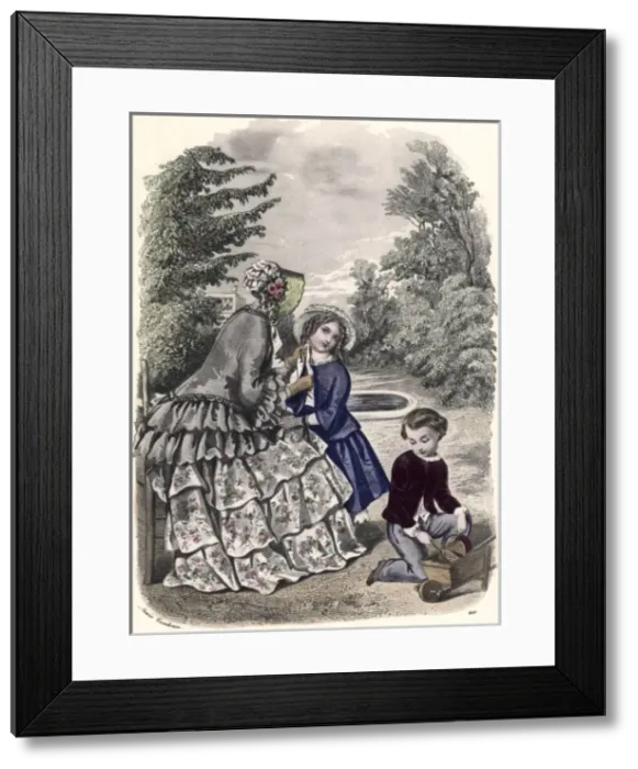Framed Print : Early nineteenth century fashions Framed Print : Early nineteenth century fashions