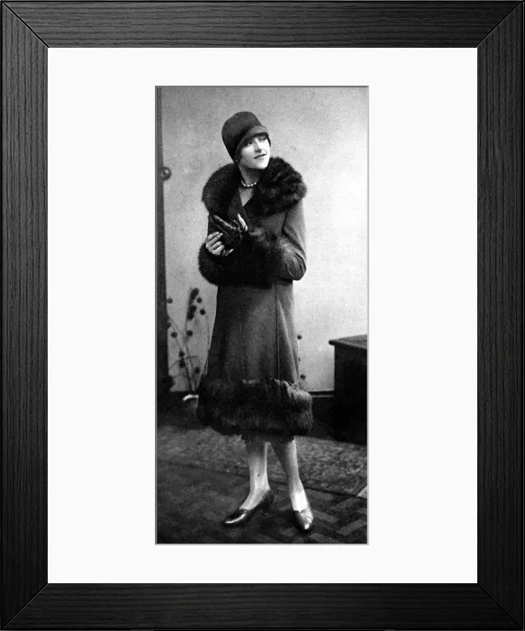 Framed Print : Winter fashion for 1927 Framed Print : Winter fashion for 1927