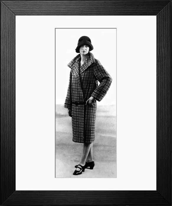 Framed Print : Winter fashion, 1927 Framed Print : Winter fashion, 1927