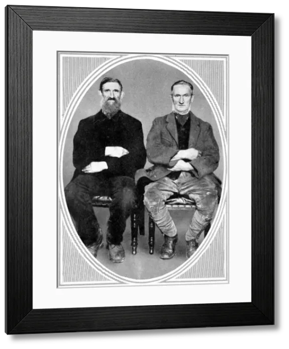 Framed Print : The Labourer and his hire-types from agricultural counties Framed Print : The Labourer and his hire-types from agricultural counties