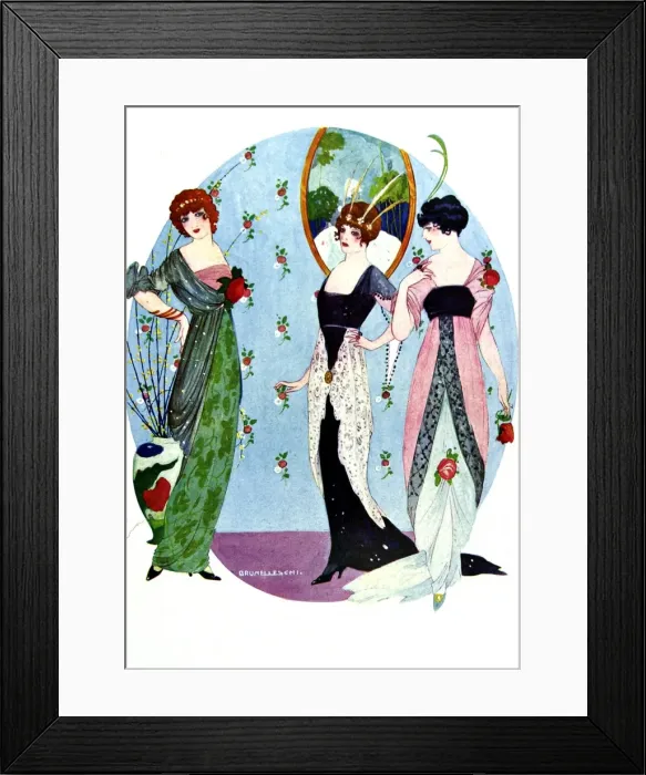 Framed Print : Spring Fashions for 1913 Framed Print : Spring Fashions for 1913