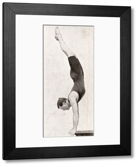 Framed Print : Handspring dive - 1906 Olympic Games Framed Print : Handspring dive - 1906 Olympic Games