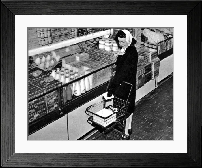 Framed Print : Household Shopping without Tears Framed Print : Household Shopping without Tears