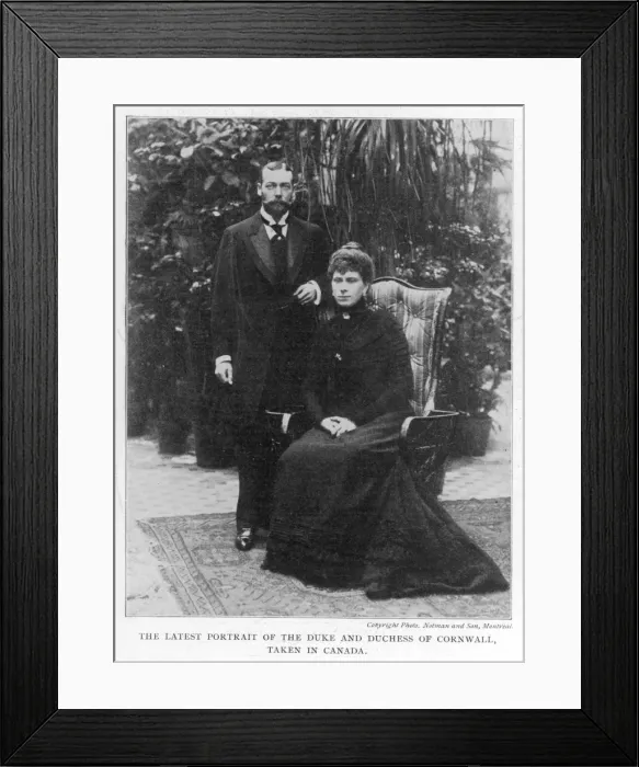 Framed Print : Duke of Cornwall & Wife Framed Print : Duke of Cornwall & Wife