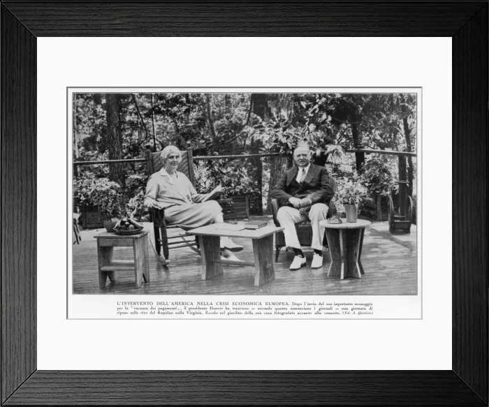 Framed Print : Hoover and Wife Framed Print : Hoover and Wife