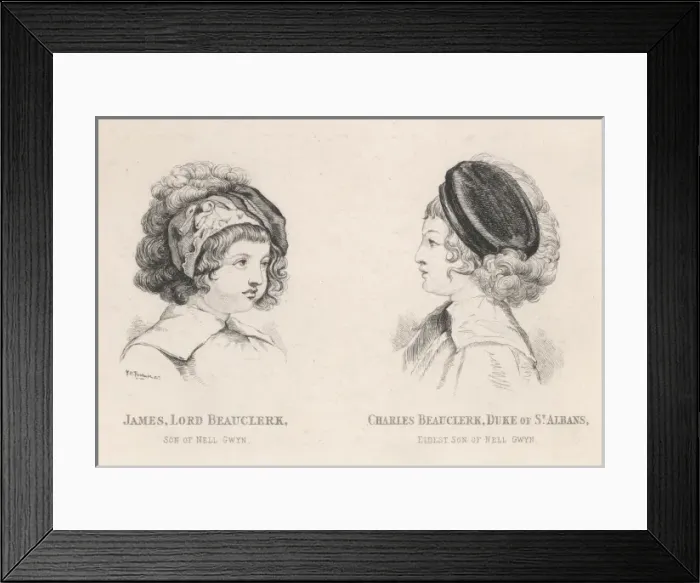 Framed Print : Sons of Eleanor Gwyn Framed Print : Sons of Eleanor Gwyn