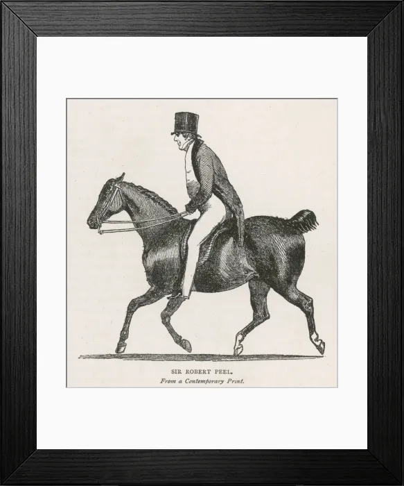 Framed Print : Sir Robert Peel Framed Print : Sir Robert Peel