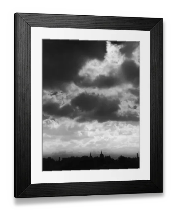 Framed Print : Storm Clouds over London Framed Print : Storm Clouds over London