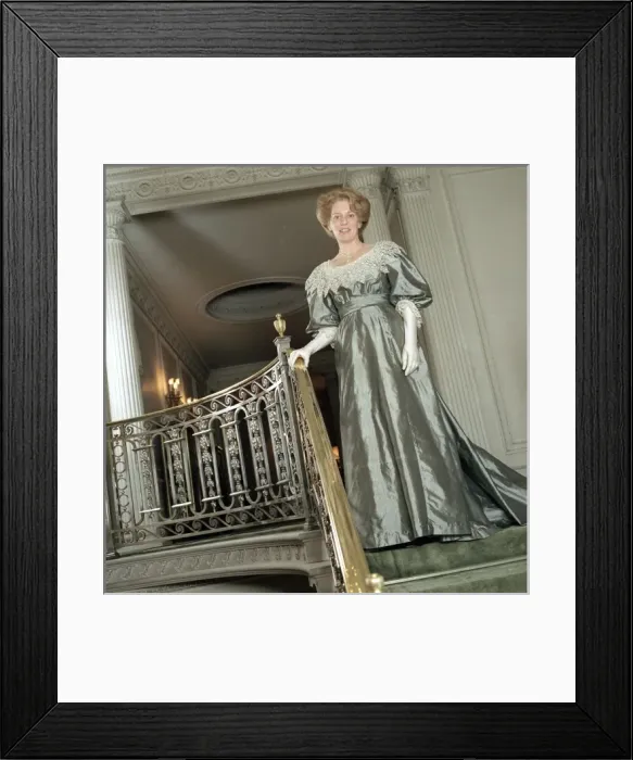 Framed Print : Edwardian Evening Dress Framed Print : Edwardian Evening Dress