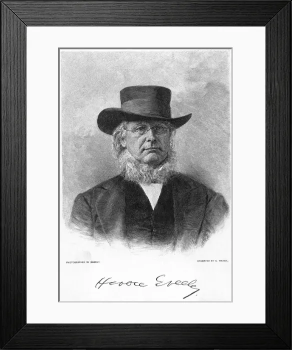 Framed Print : Greeley (Kruell) Framed Print : Greeley (Kruell)