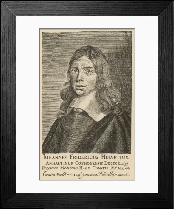 Framed Print : Johann Fried. Helvetius Framed Print : Johann Fried. Helvetius