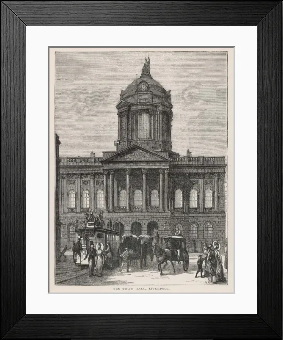 Framed Print : Town Hall, Liverpool Framed Print : Town Hall, Liverpool