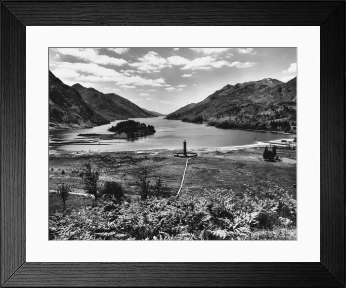 Framed Print : Prince Charlie Monument Framed Print : Prince Charlie Monument