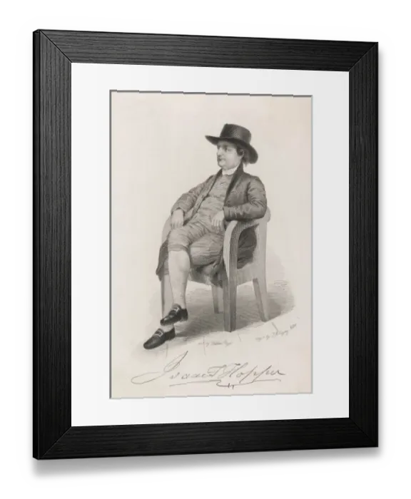 Framed Print : Isaac Tatem Hopper Framed Print : Isaac Tatem Hopper