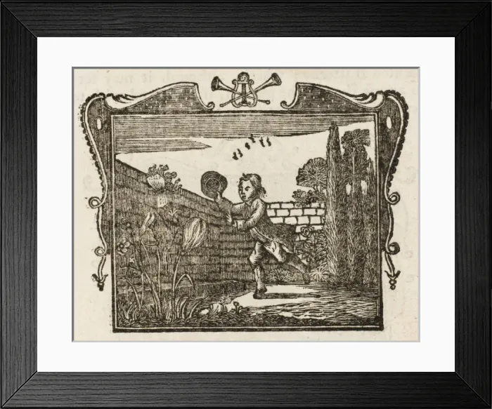 Framed Print : Fable / Boy & Butterfly Framed Print : Fable / Boy & Butterfly