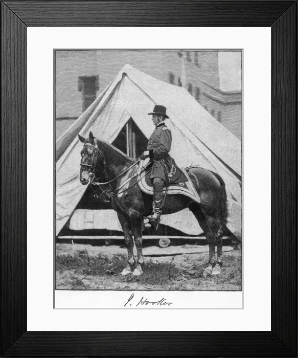 Framed Print : Joseph Hooker, Soldier Framed Print : Joseph Hooker, Soldier