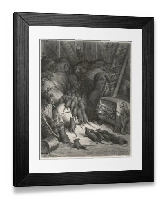 Framed Print : The League of Rats Framed Print : The League of Rats