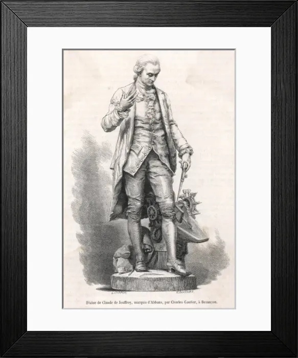 Framed Print : Claude De Jouffroy Framed Print : Claude De Jouffroy
