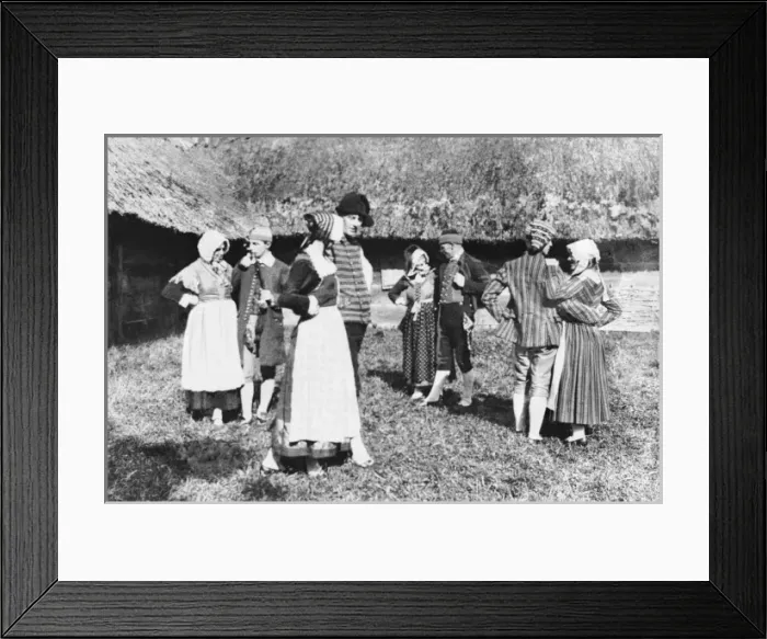 Framed Print : Czech Peasants Dancing Framed Print : Czech Peasants Dancing