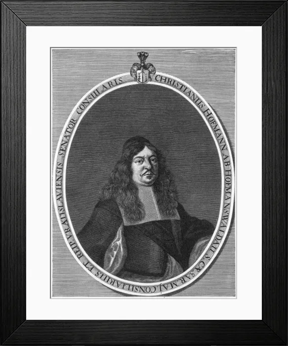 Framed Print : Christian Gott. Hoffmann Framed Print : Christian Gott. Hoffmann