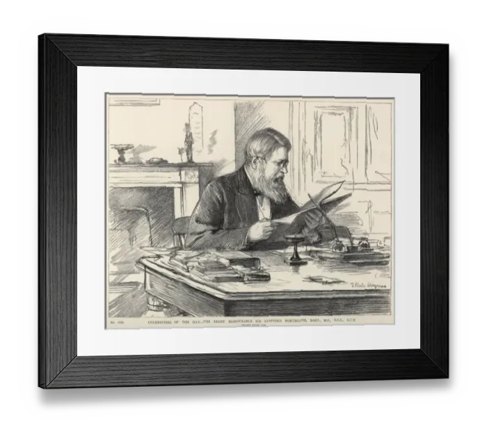 Framed Print : First Earl Iddesleigh Framed Print : First Earl Iddesleigh