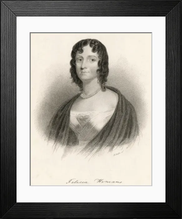 Framed Print : Felicia Hemans - 2 Framed Print : Felicia Hemans - 2