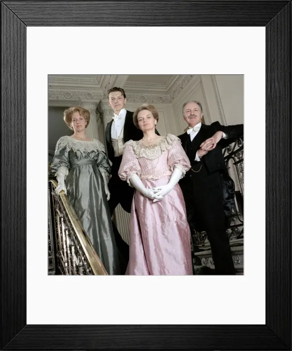 Framed Print : Edwardian Evening Dress Framed Print : Edwardian Evening Dress
