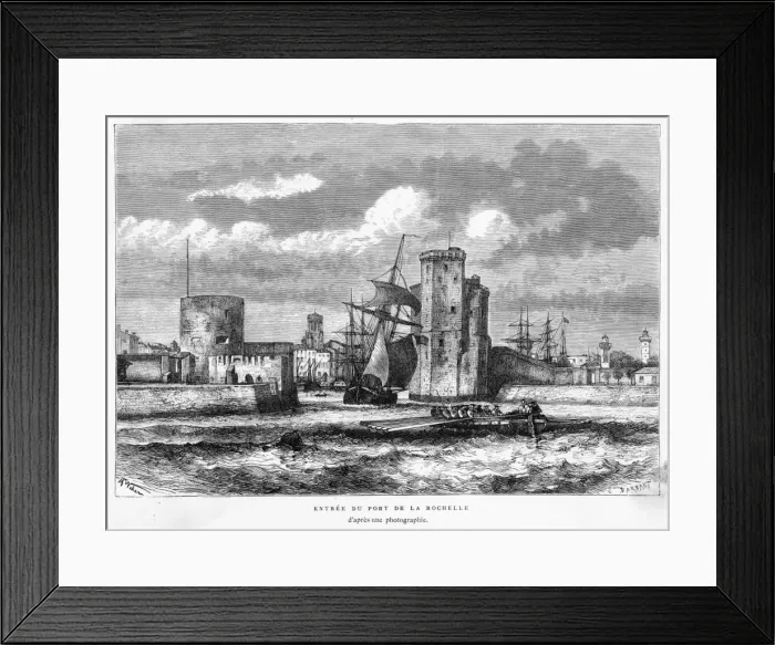 Framed Print : France LA Rochelle Framed Print : France LA Rochelle