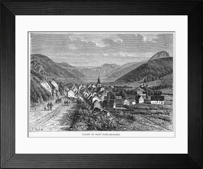 Framed Print : Mont Dore Les Bains Framed Print : Mont Dore Les Bains