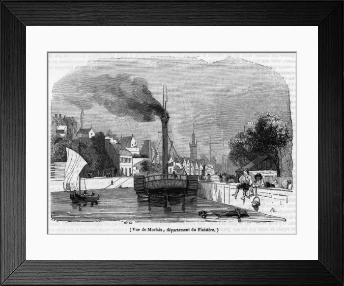 Framed Print : France Morlaix Framed Print : France Morlaix