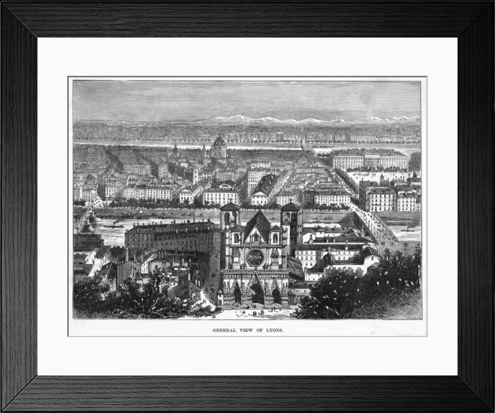 Framed Print : France Lyon Framed Print : France Lyon