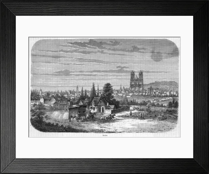 Framed Print : France Reims Framed Print : France Reims