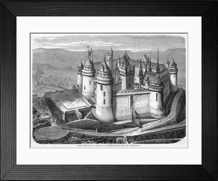 Framed Print : France Pierrfonds 4 Framed Print : France Pierrfonds 4