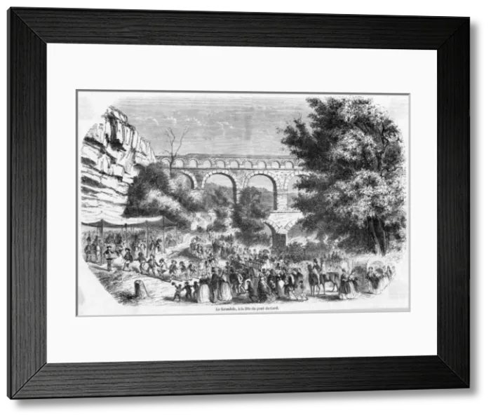 Framed Print : France Pont Du Gard Framed Print : France Pont Du Gard