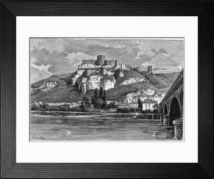 Framed Print : France Chateau Gaillard Framed Print : France Chateau Gaillard