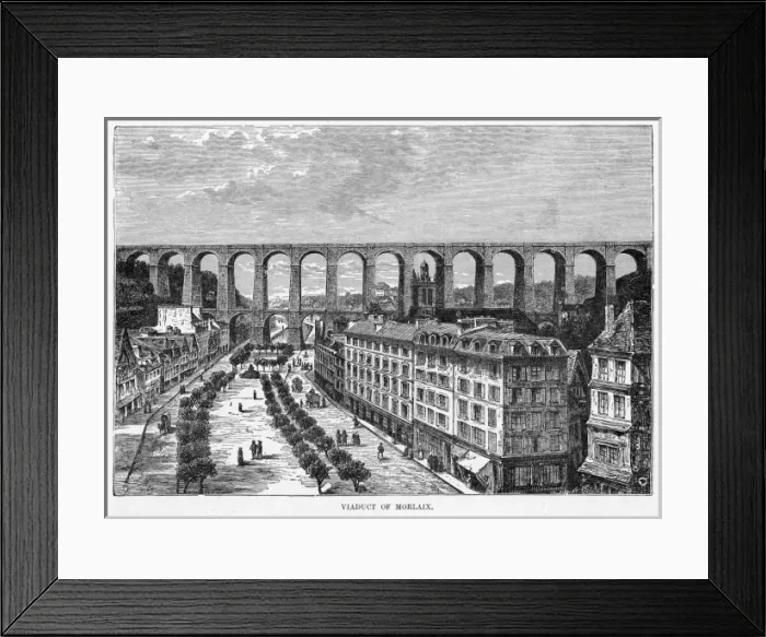 Framed Print : France Morlaix Framed Print : France Morlaix