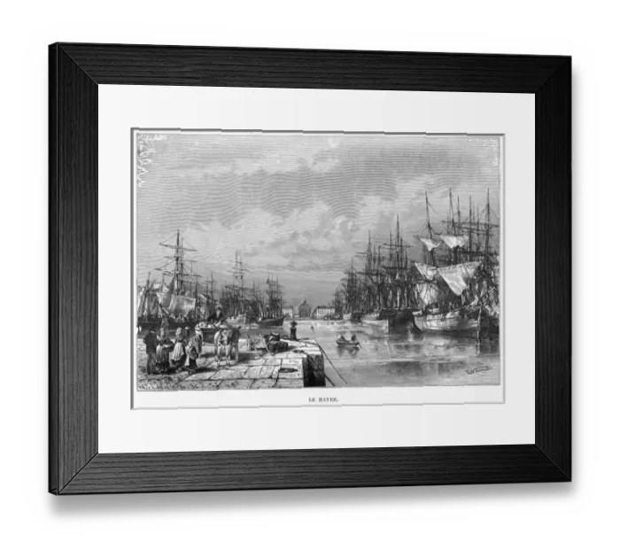 Framed Print : France Le Havre Framed Print : France Le Havre