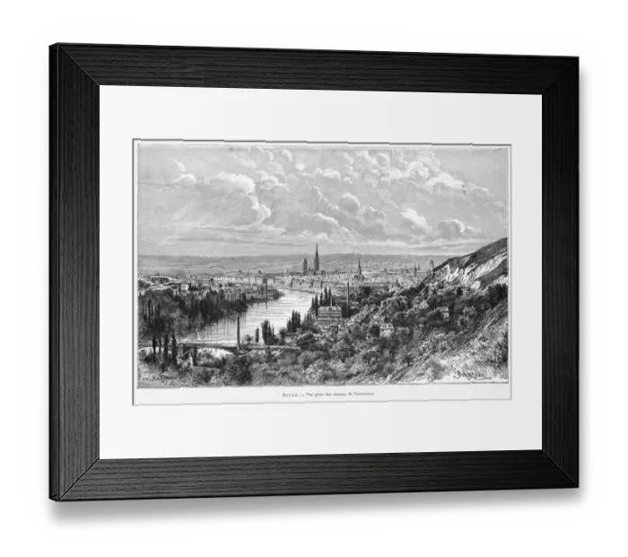 Framed Print : France Rouen Framed Print : France Rouen