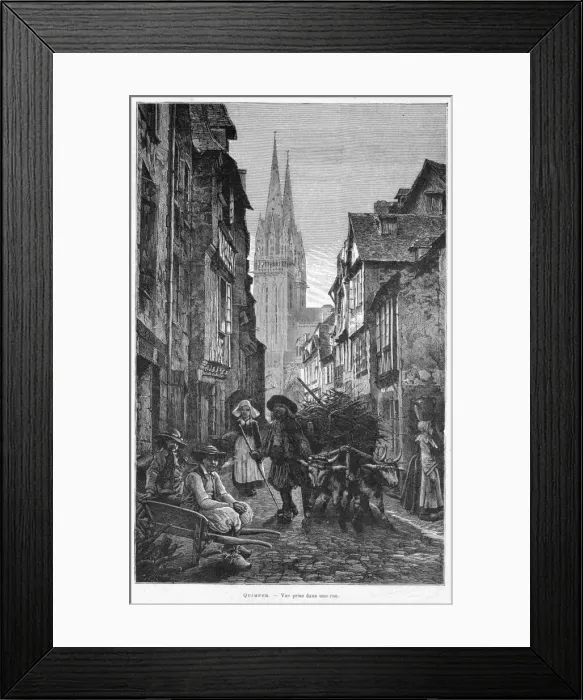 Framed Print : France Quimper Framed Print : France Quimper