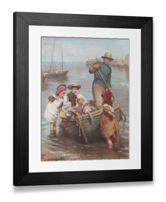 Framed Print : Monsters of the Deep by Edwin Roberts