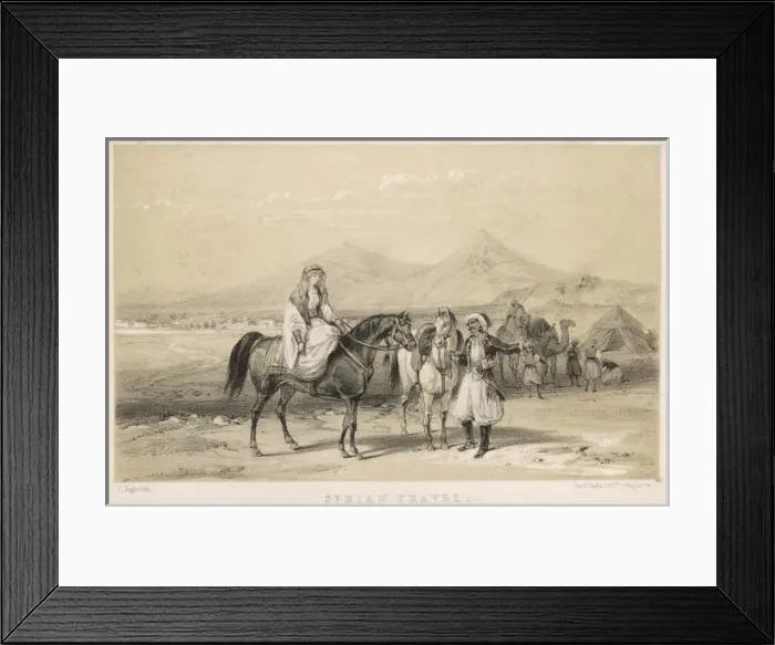 Framed Print : Syrians Riding Framed Print : Syrians Riding