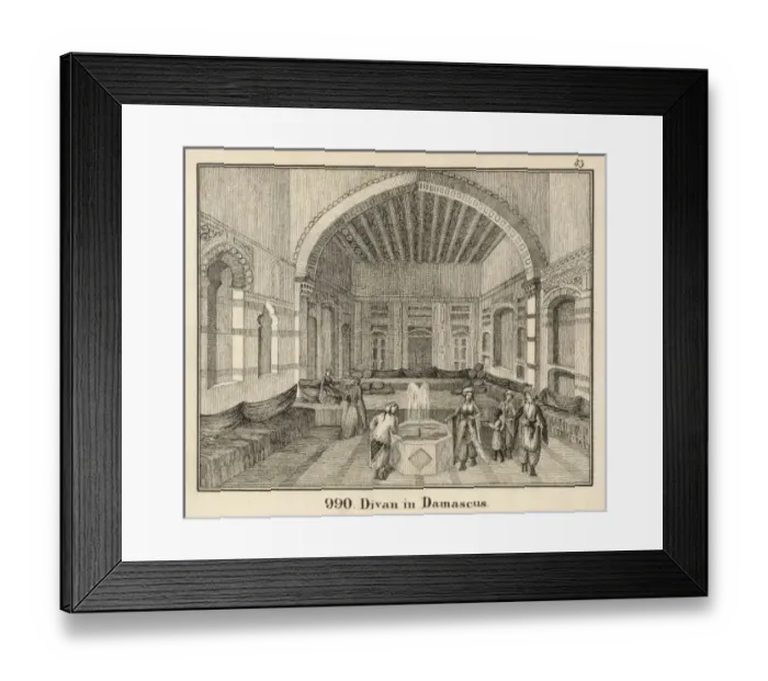 Framed Print : Divan in Damascus Framed Print : Divan in Damascus