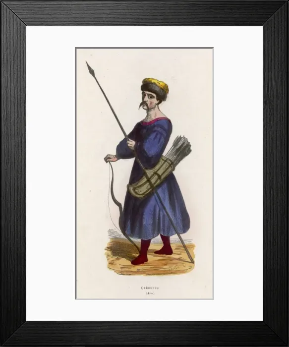 Framed Print : Kalmuck Warrior Framed Print : Kalmuck Warrior