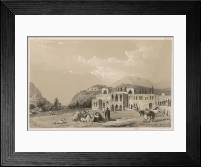 Framed Print : Bait Ad Din / Bettedin Framed Print : Bait Ad Din / Bettedin