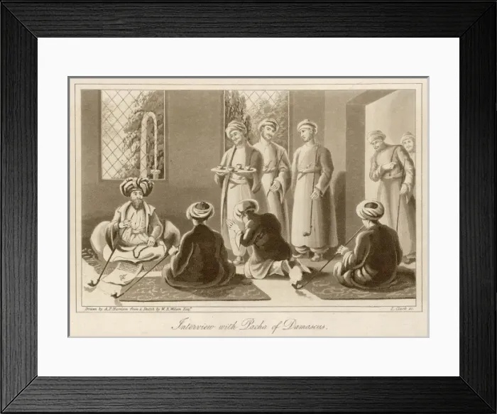 Framed Print : Pasha of Damascus Framed Print : Pasha of Damascus