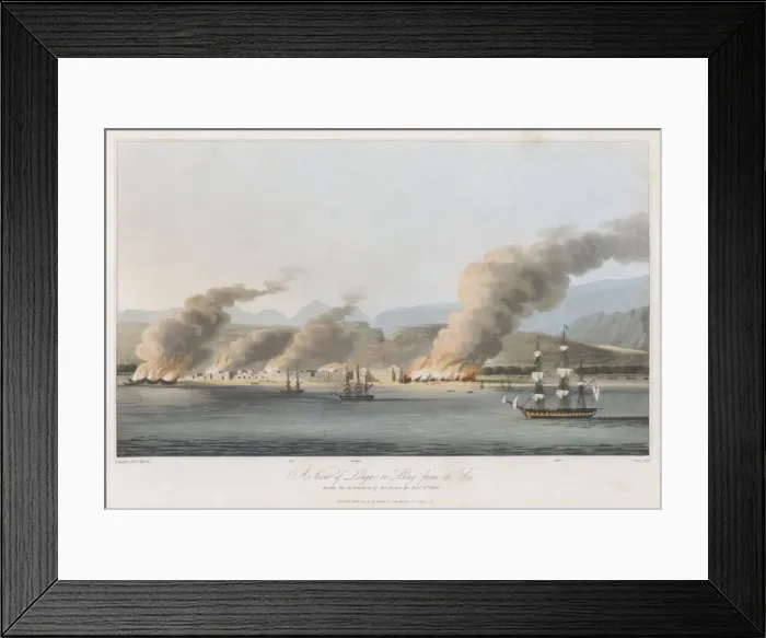 Framed Print : Attack on Linga, Iran Framed Print : Attack on Linga, Iran