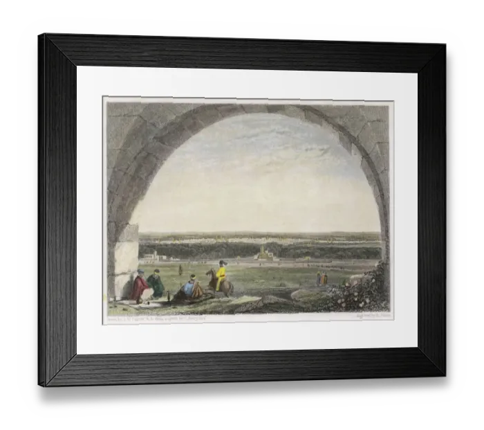 Framed Print : Damascus Distant View Framed Print : Damascus Distant View
