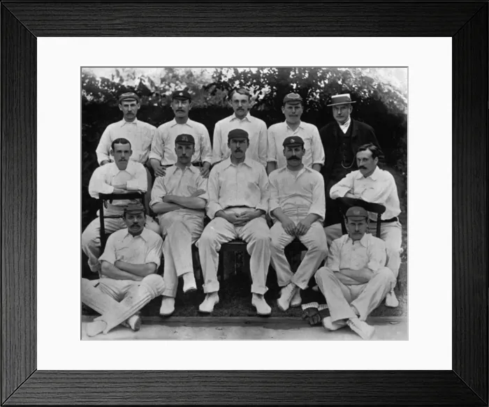 Framed Print : Cricket / Team / Players Framed Print : Cricket / Team / Players