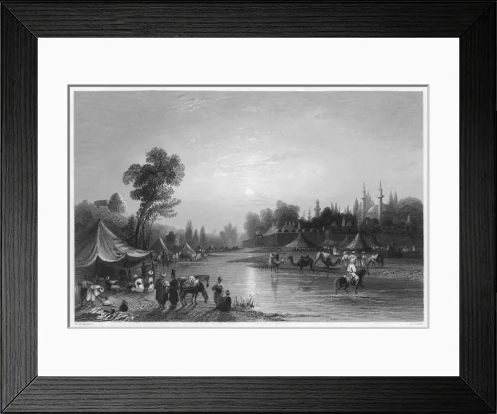 Framed Print : Pharpar River Framed Print : Pharpar River