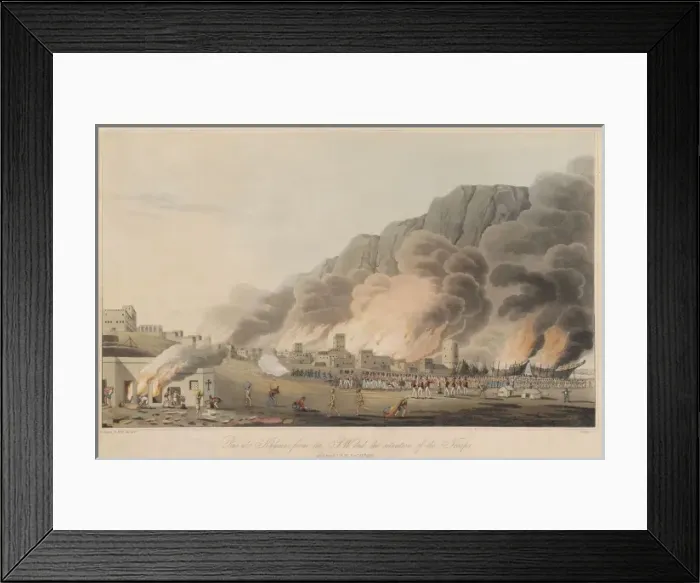Framed Print : Ras Al Khyma Attacked Framed Print : Ras Al Khyma Attacked